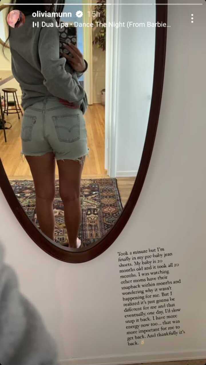 Olivia Munn shows her weight loss