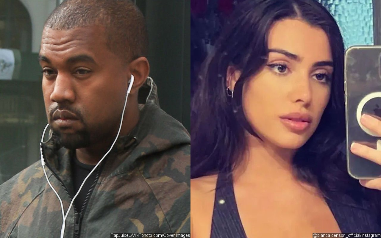 Kanye West's Wife Bianca Censori Pictured Adjusting Her Breasts in ...