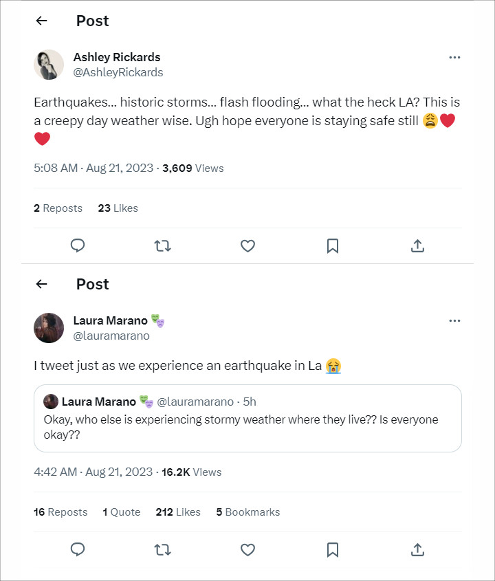 Ashley Rickards and Laura Marano tweets