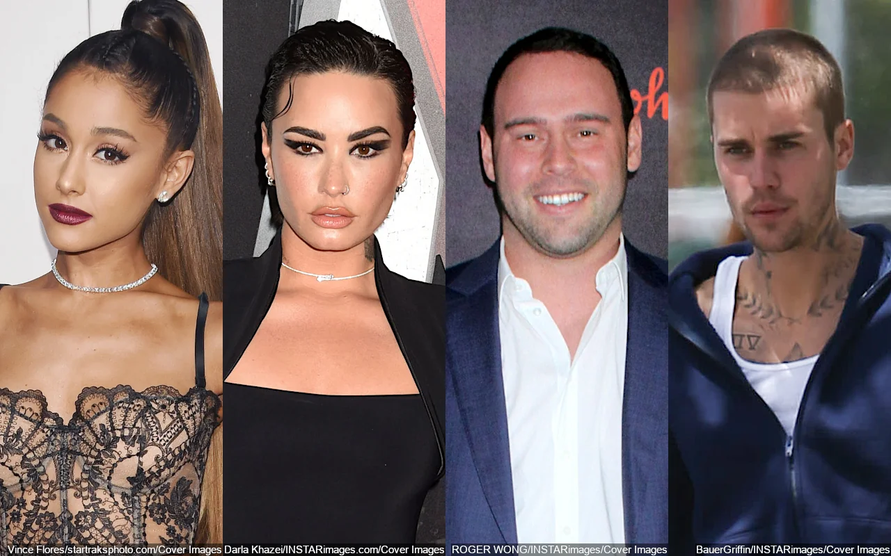 Ariana Grande and Demi Lovato Part Ways With Scooter Braun Amid Justin Bieber's Exit Rumors