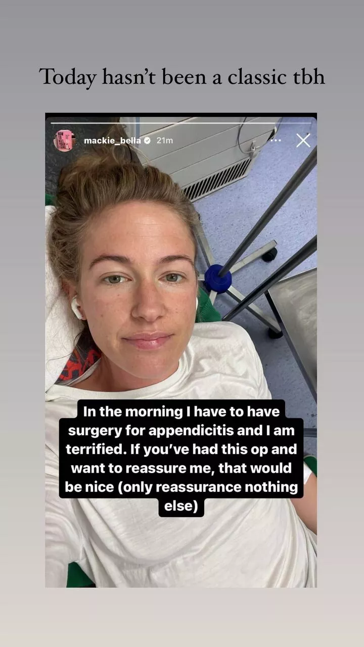 Greg James shares a picture of his wife in hospital