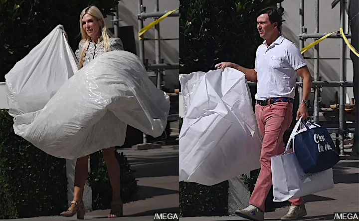 'RHONY' Alum Tinsley Mortimer Spotted Carrying Own Gown on Her and ...