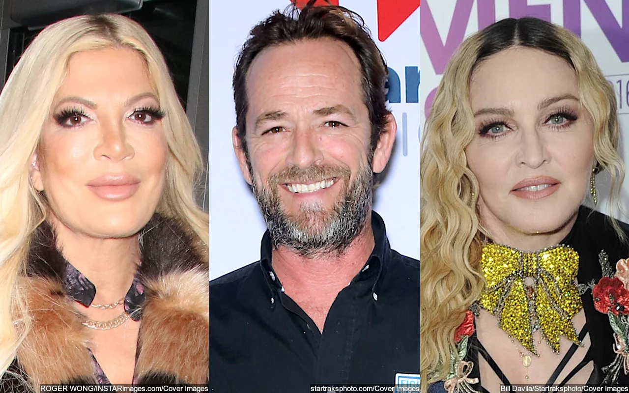 Tori Spelling Exposes Luke Perry's Alleged Past Romance With Madonna
