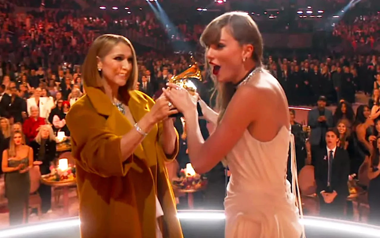 Taylor Swift and Celine Dion's Grammys Photo Is 'Damage Control