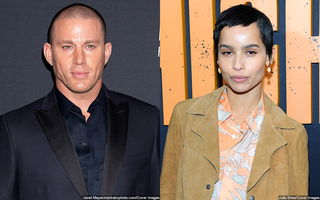 Channing Tatum and Zoe Kravitz Cozy Up at JFK as They Are Stuck in Lounge Due to NYC Snowstorm