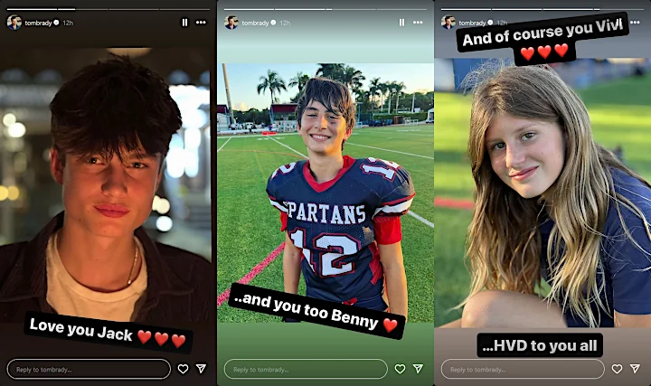 Tom Brady Instagram Story
