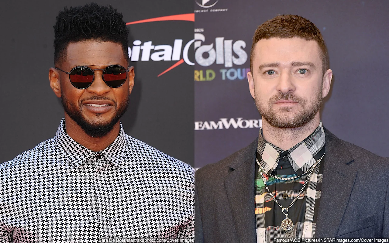Usher Recalls 'Bidding War' With Justin Timberlake to Sign Justin Bieber