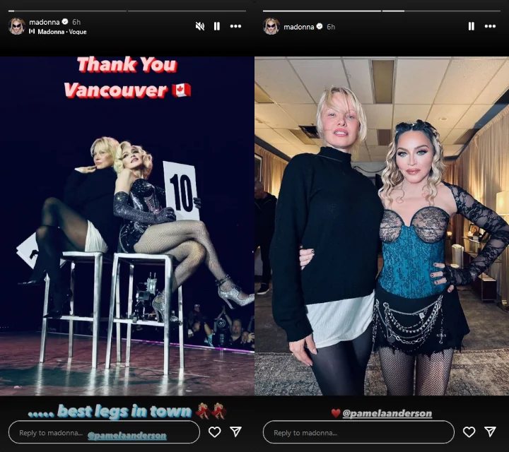 Madonna Instagram Stories