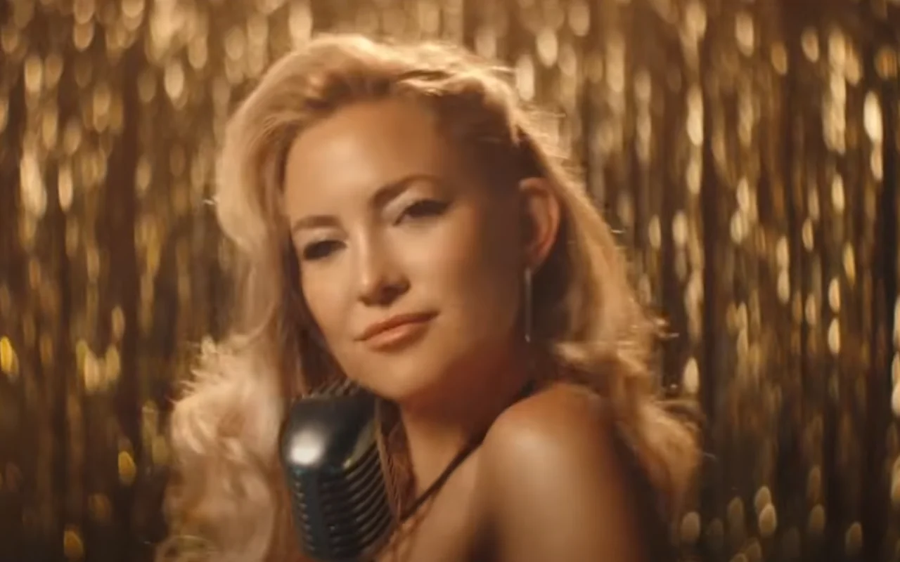 Kate Hudson Dances in Risque Outfit in New 'Talk About Love' Music Video