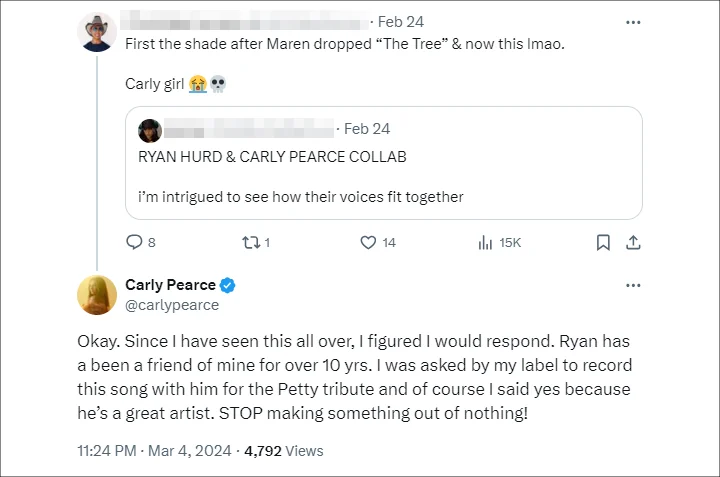 Carly Pearce tweet