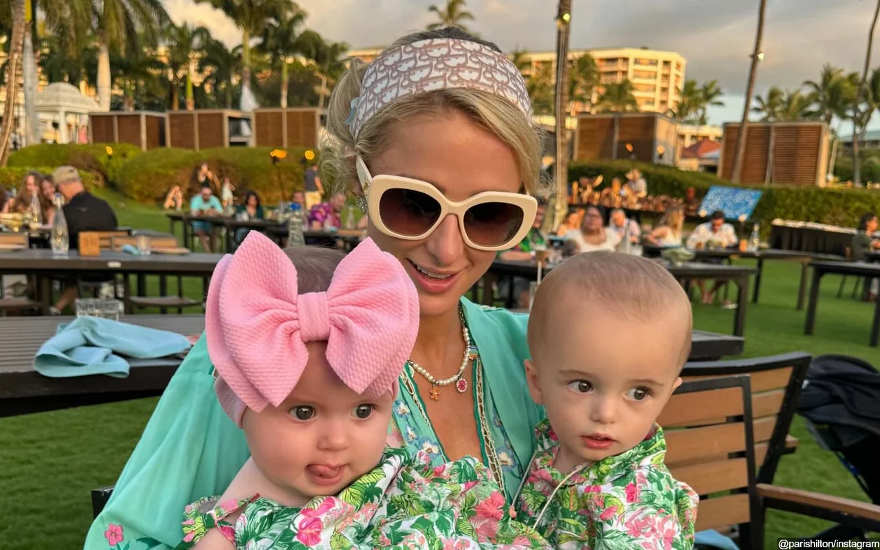 Paris Hilton's Son Phoenix and Daughter London Match in Summer Outfits in New Adorable Photos