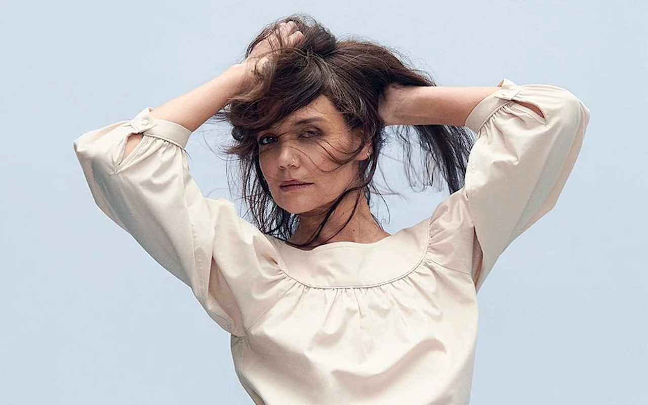 Katie Holmes Dares to Bare in Promo Photos for A.P.C. Collaboration