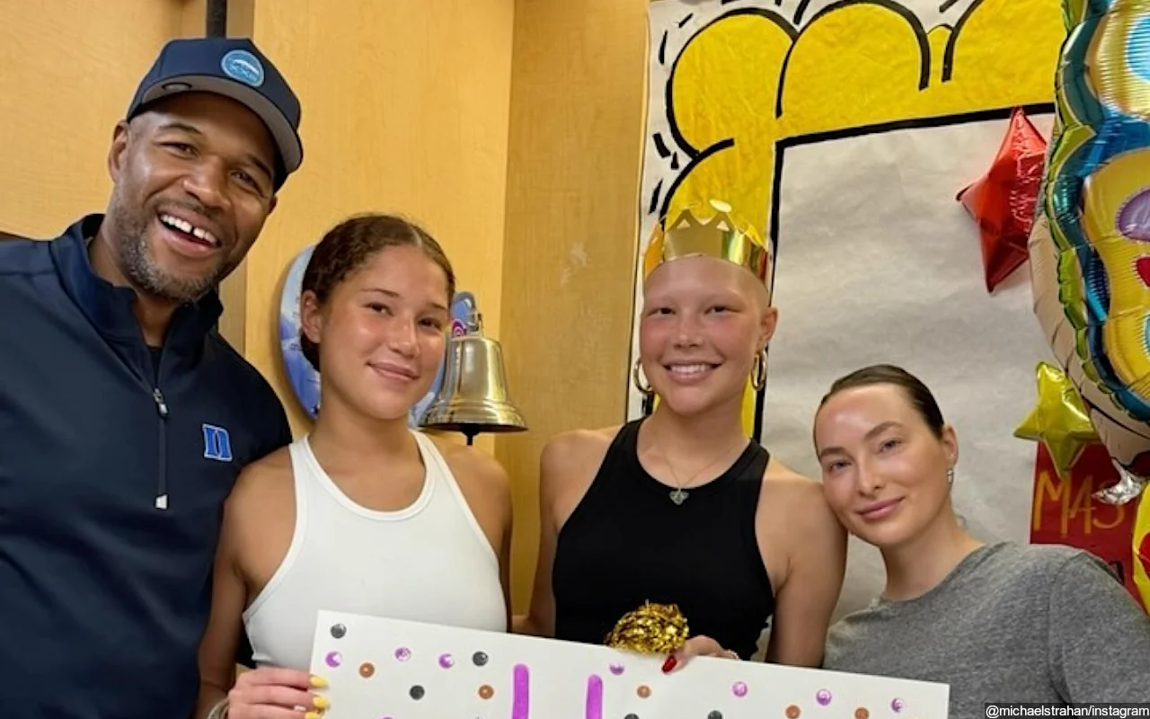 Michael Strahan Proudly Celebrates End of Daughter Isabella's Chemotherapy