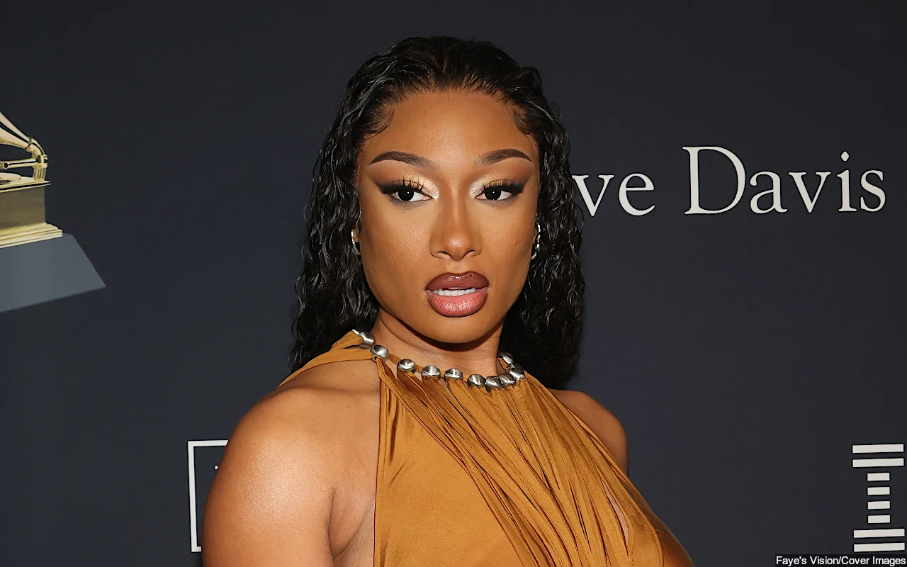 Megan Thee Stallion Shows Off a Huge Live Snake to Her Friends at Album Release Party