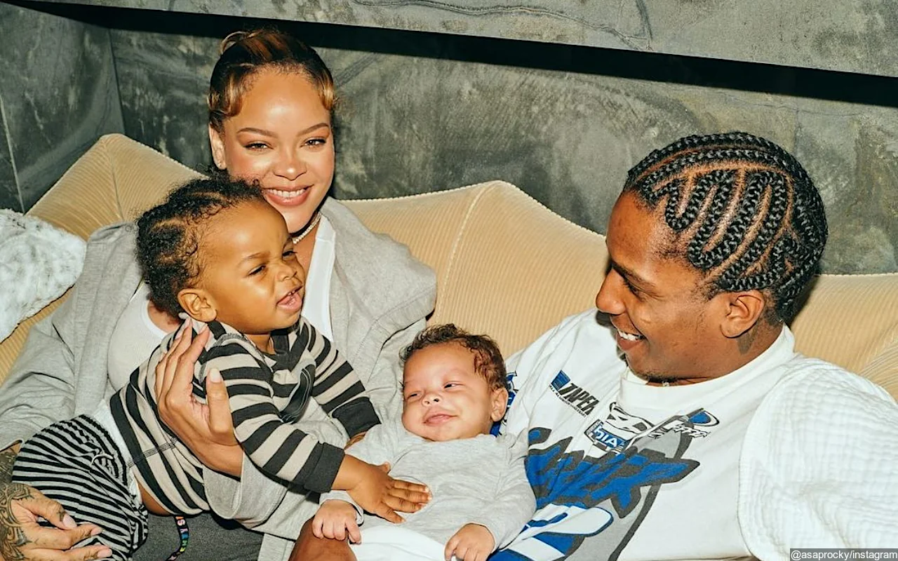 Rihanna's Son RZA Joins Father A$AP Rocky During Savage X Fenty Photo Shoot