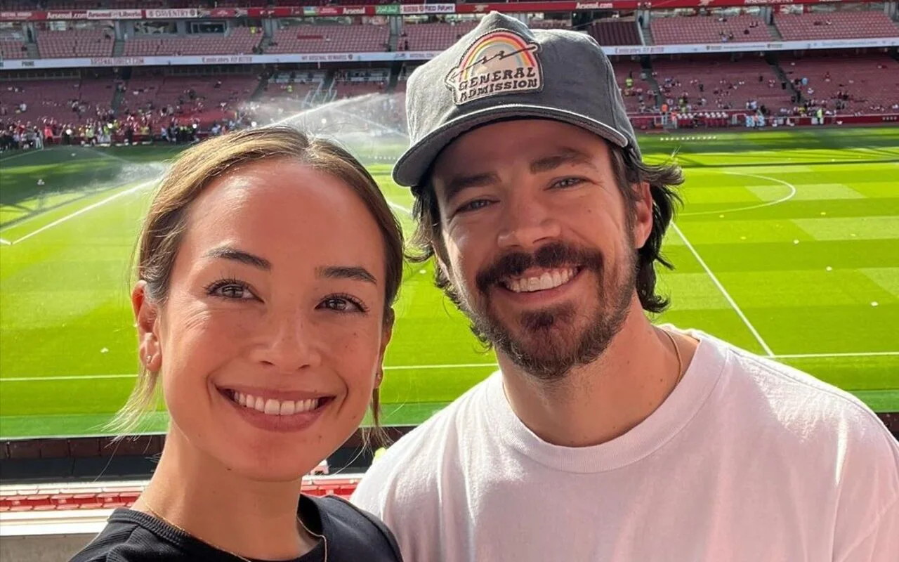 Grant Gustin and Wife LA Thoma Proudly Introduce Baby Arthur After ...