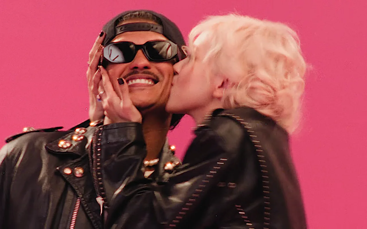 BLACKPINK's Rose Kisses Bruno Mars' Cheek in Playful 'APT' Music Video