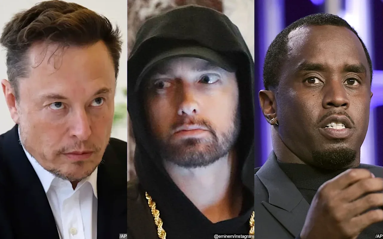 Elon Musk Accuses Eminem of Being a 'Diddy Party Participant' After Rapper Endorses Kamala Harris