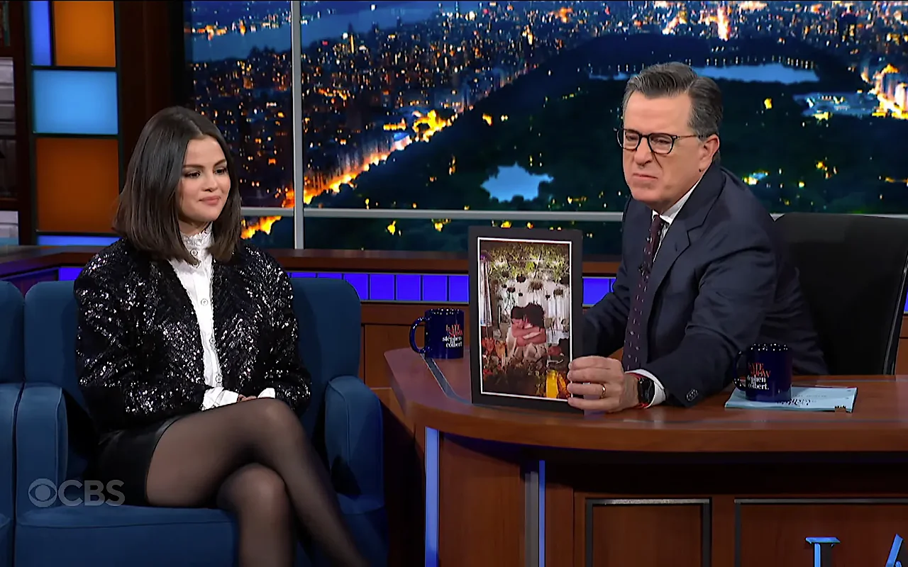 Stephen Colbert Grills Selena Gomez On Relationship With Benny Blanco