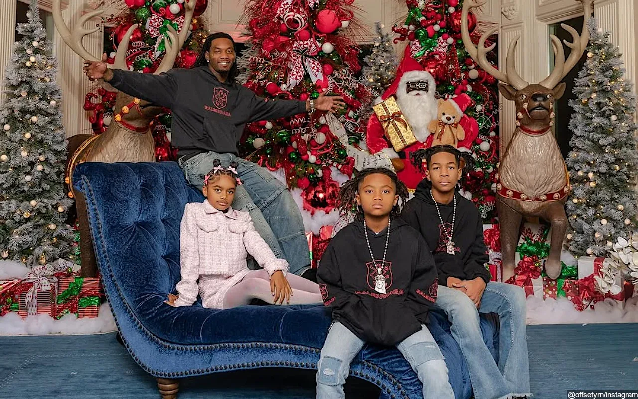 Offset Spends Christmas Without Cardi B's Kids After Split