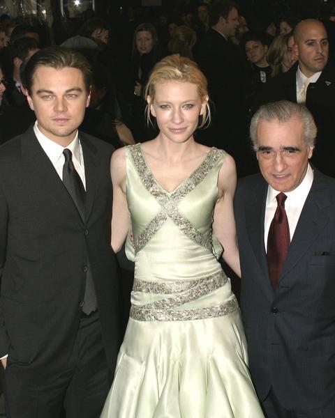 Leonardo DiCaprio, Cate Blanchett, Martin Scorsese<br>The Aviator Movie Premiere