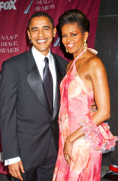 Barack Obama, Michelle Obama<br>36th Annual NAACP Image Awards - Arrivals