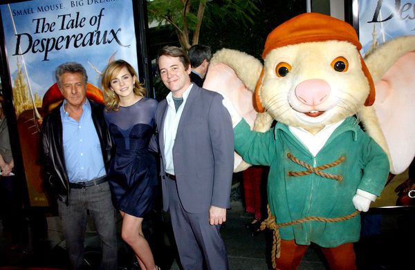 Dustin Hoffman, Emma Watson, Matthew Broderick<br>