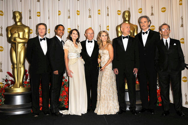 Christopher Walken, Cuba Gooding Jr., Sally Ledger, Kim Ledger, Kate Ledger, Alan Arkin, Kevin Kline, Joel Grey<br>81st Annual Academy Awards - Press Room