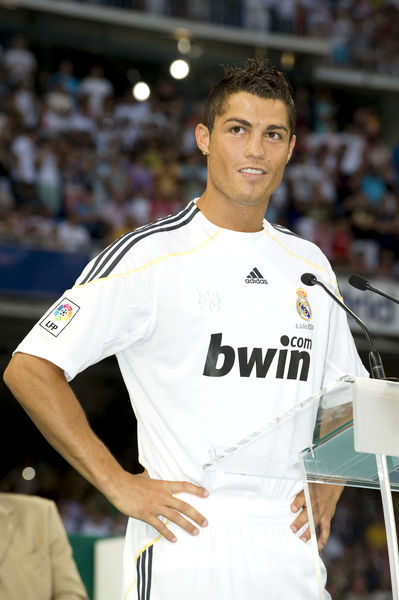 Cristiano Ronaldo<br>Cristiano Ronaldo Presented to Real Madrid C.F. Fans at Santiago Bernabu Stadium in Madrid