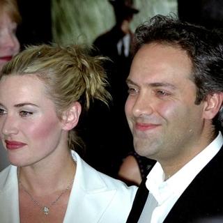 Kate Winslet, Sam Mendes in Road To Perdition Premiere