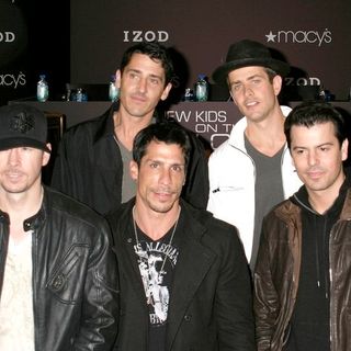 New Kids On The Block in New Kids on the Block Announce Their New Album and Upcoming Tour at Macy's in New York