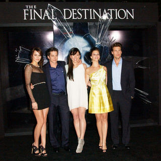 Shantel VanSanten, Bobby Campo, Krista Allen, Haley Webb, Nick Zano in "The Final Destination" World Premiere - Arrivals