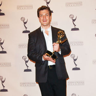 Nathan Fillion in 61st Annual Primetime Creative Arts Emmy Awards - Press Room