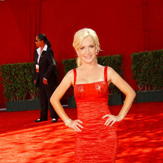 Angela Kinsey in The 61st Annual Primetime Emmy Awards - Arrivals