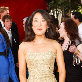 Sandra Oh in The 61st Annual Primetime Emmy Awards - Arrivals
