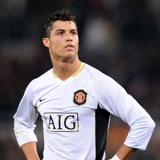 Cristiano Ronaldo in Champions League Quarter Final First Leg - AS Roma Vs. Manchester (0-2) - April 1, 2008