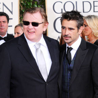 Brendan Gleeson, Colin Farrell in 66th Annual Golden Globes - Arrivals
