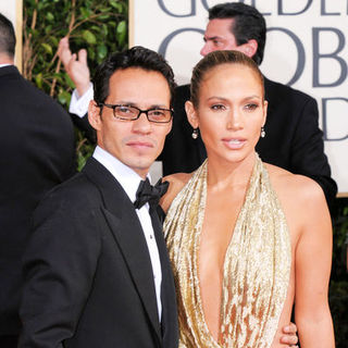 Marc Anthony, Jennifer Lopez in 66th Annual Golden Globes - Arrivals