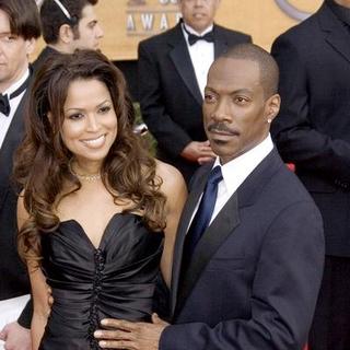 Eddie Murphy, Tracey Edmonds in 13th Annual Screen Actors Guild Awards - Arrivals