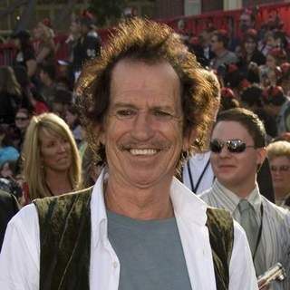 Keith Richards in PIRATES OF THE CARIBBEAN: AT WORLD'S END World Premiere