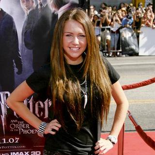 Miley Cyrus in U.S. Premiere if Harry Potter and the Order of the Phoenix