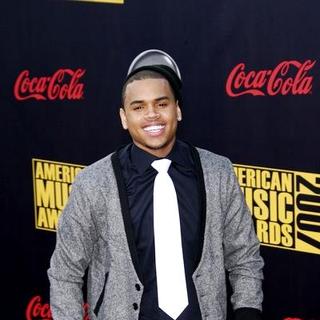 Chris Brown in 2007 American Music Awards - Red Carpet