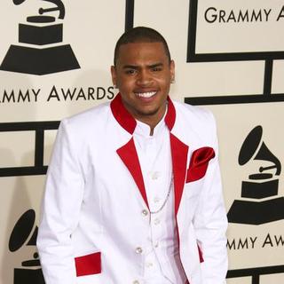 Chris Brown in 50th Annual GRAMMY Awards - Arrivals