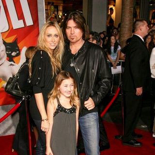 Billy Ray Cyrus, Tish Cyrus in "Bolt" World Premiere - Arrivals