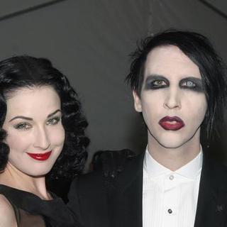 Marilyn Manson, Dita Von Tees in AngloMania Costume Institute Gala at The Metropolitan Museum of Art - Arrivals