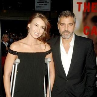 George Clooney, Sarah Larson in 'Michael Clayton' New York City Premiere