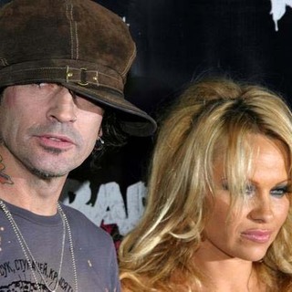 Pamela Anderson, Tommy Lee in Rokbar Hollywood Launch Party