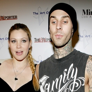 Blink-182, Shanna Moakler in The Art of Elysium Presents Russel Young "fame, shame, and the realm of possibility