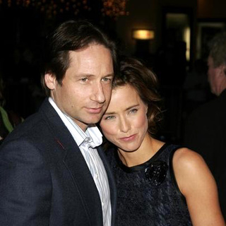 Tea Leoni, David Duchovny in Fun With Dick and Jane Los Angeles Premiere