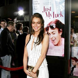 Lindsay Lohan in Just My Luck Los Angeles Premiere